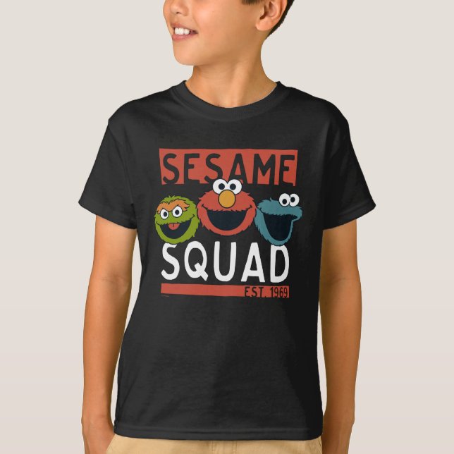 Sesame Street - Sesame Squad Tee Shirt (Framsida)