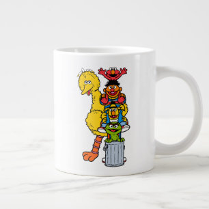 Sesame Street   Sesame Street Pals Pose Jumbo Mugg