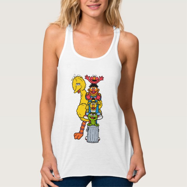Sesame Street | Sesame Street Pals Pose Linne Med Racerback (Framsida)