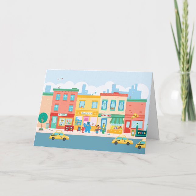 Sesame Street | Sesame Street Scene Kort (Framsida)