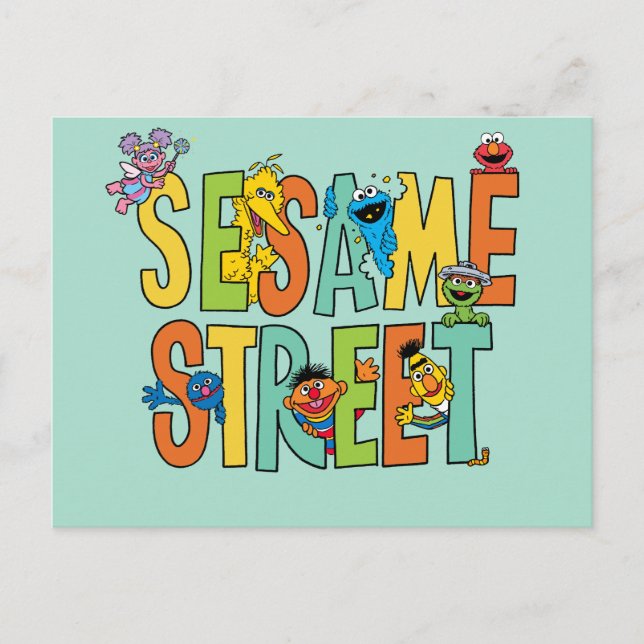 Sesame Street | Sesame Street Typ Kamrater Vykort (Framsida)