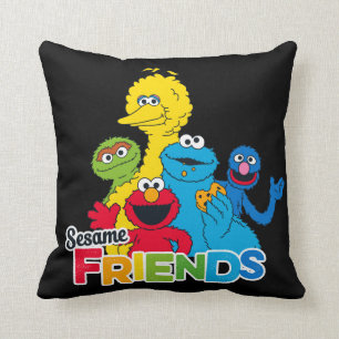 Sesame Street   Sesame vänner Kudde