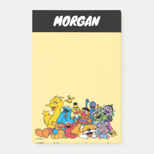 Sesame Street Sesamkompisar grupp Lägg till na Post-it Block