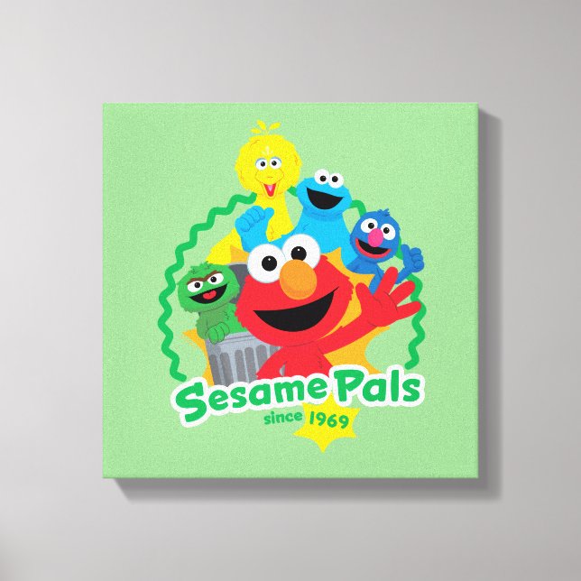 Sesame Street | Sesampennor sedan 1969 Canvastryck (Framsida)