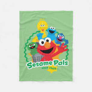 Sesame Street   Sesampennor sedan 1969 Fleecefilt