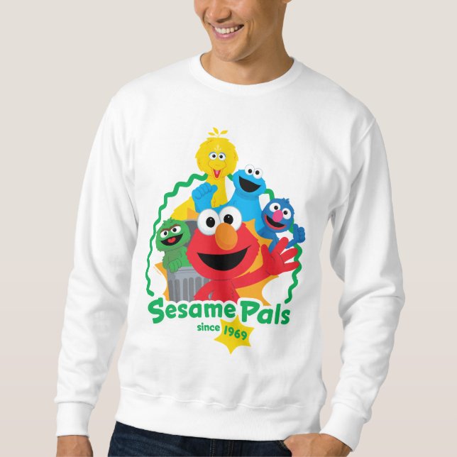 Sesame Street | Sesampennor sedan 1969 Lång Ärmad Tröja (Framsida)