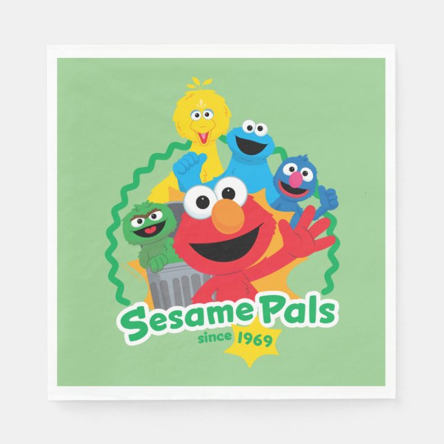 Sesame Street | Sesampennor sedan 1969 Pappersservett (Framsidan)