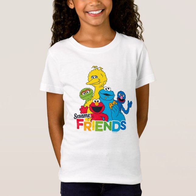 Sesame Street | Sesamvänner Tee Shirt (Framsida)