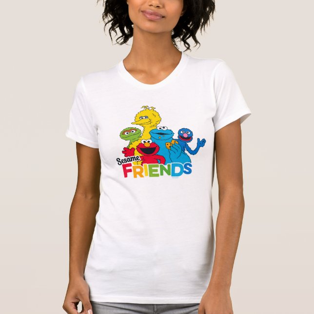 Sesame Street | Sesamvänner Tee Shirt (Framsida)