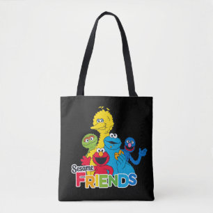 Sesame Street Sesamvänner Tygkasse