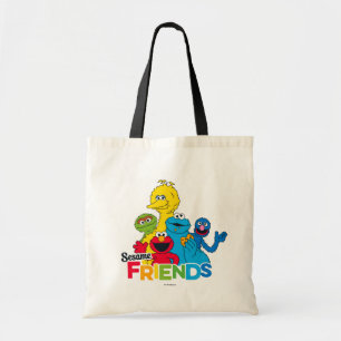 Sesame Street Sesamvänner Tygkasse