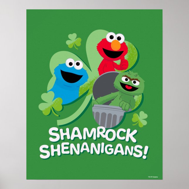 Sesame Street | Shamrock Shenanigans! Poster (Framsidan)