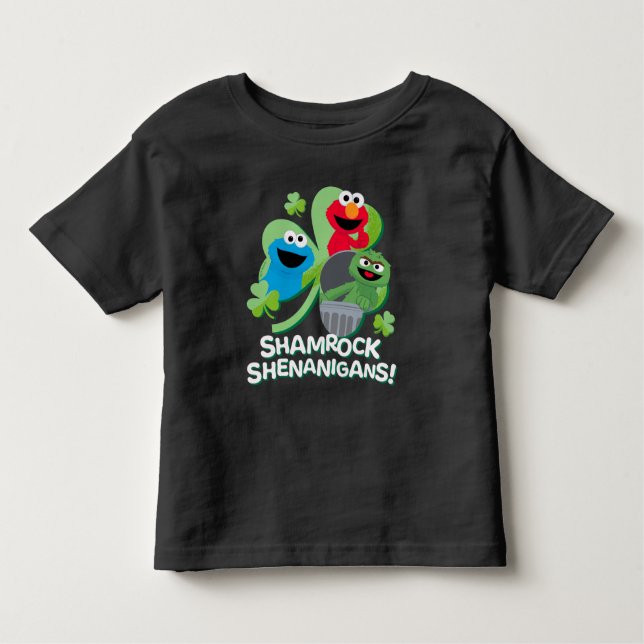 Sesame Street | Shamrock Shenanigans! T Shirt (Framsida)