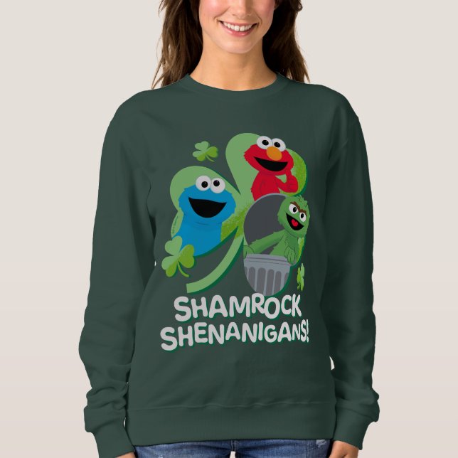 Sesame Street | Shamrock Shenanigans! T Shirt (Framsida)