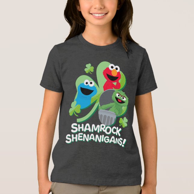 Sesame Street | Shamrock Shenanigans! T Shirt (Framsida)