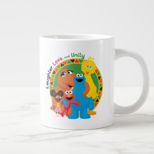 Sesame Street   Skratt, Kärlek, och enighet Jumbo Mugg