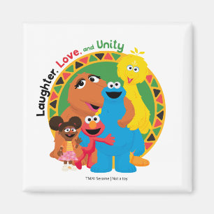Sesame Street Skratt, Kärlek, och enighet Magnet