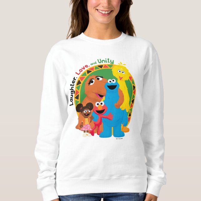 Sesame Street | Skratt, Kärlek, och enighet T Shirt (Framsida)