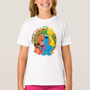 Sesame Street Skratt, Kärlek, och enighet T Shirt