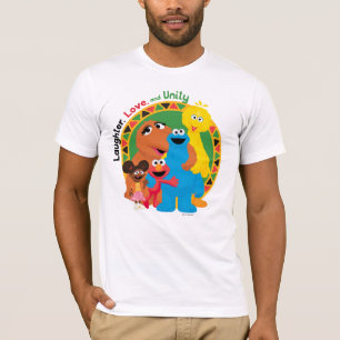 Sesame Street Skratt, Kärlek, och enighet T Shirt