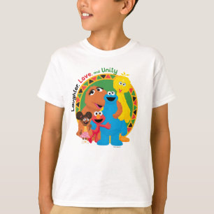 Sesame Street Skratt, Kärlek, och enighet T Shirt