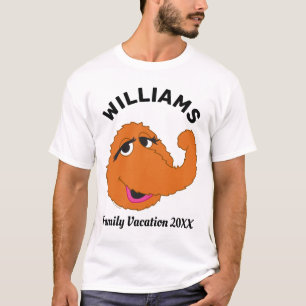 Sesame Street   Snuffleupagus Family Vacacation T Shirt