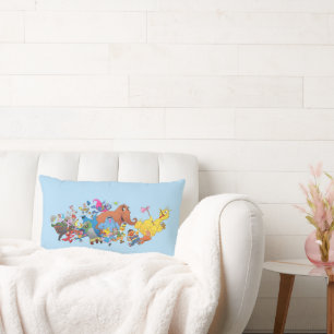 Sesame Street Springa! Teckenbild Lumbarkudde