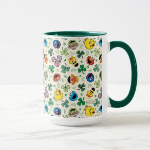 Sesame Street St. Patrick's Day Mönster Mugg