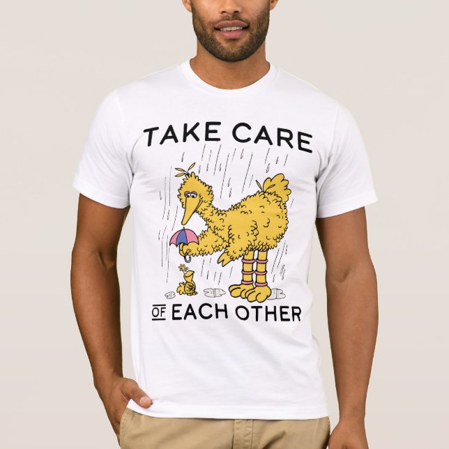 Sesame Street | Stor fågelvård T Shirt (Framsida)