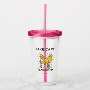 Sesame Street   Stor fågelvård Take Away Mugg