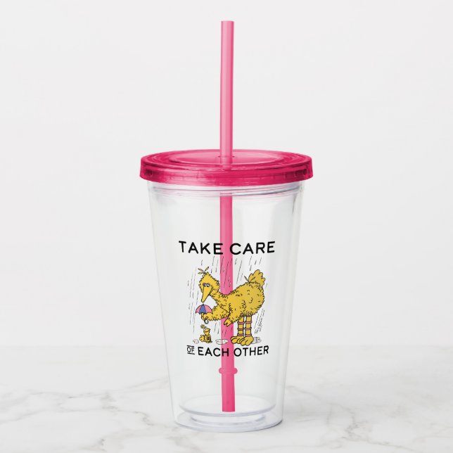 Sesame Street | Stor fågelvård Take Away Mugg (Framsida)