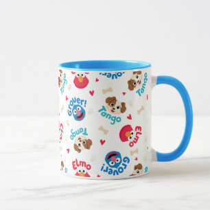 Sesame Street Tango, Elmo, & Grover Mönster Mugg