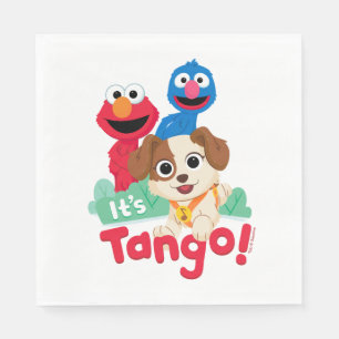 Sesame Street Tango med Elmo & Grover Pappersservett