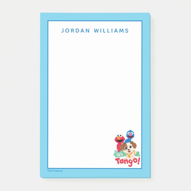 Sesame Street | Tango med Elmo & Grover Post-it Block (Framsida)