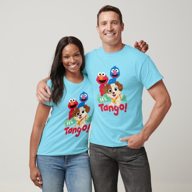 Sesame Street | Tango med Elmo & Grover T Shirt (Unisex)