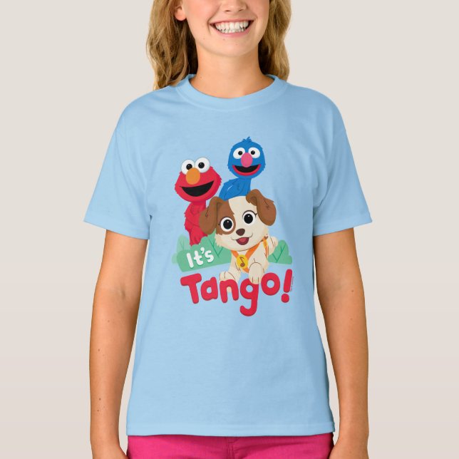 Sesame Street | Tango med Elmo & Grover T Shirt (Framsida)