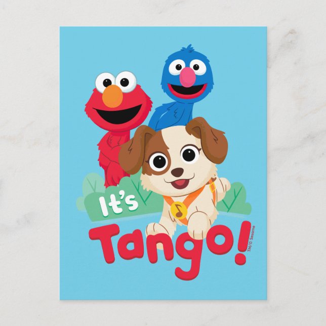 Sesame Street | Tango med Elmo & Grover Vykort (Framsida)