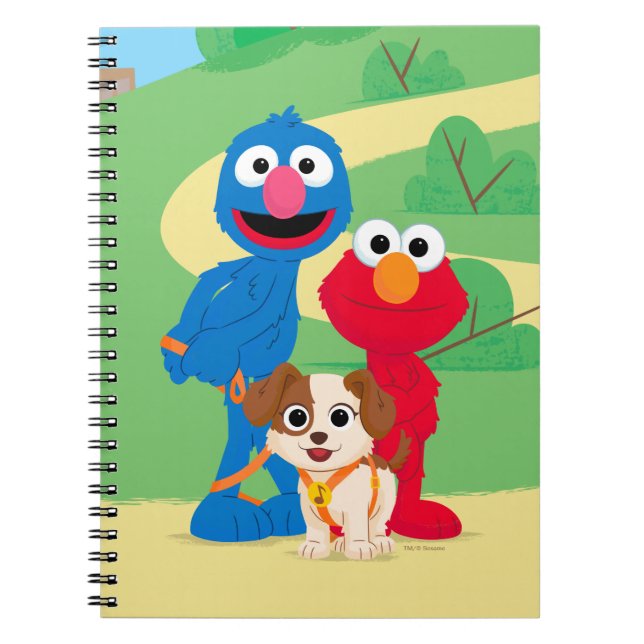 Sesame Street | Tango med Grover & Elmo Anteckningsbok (Framsidan)