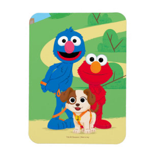 Sesame Street Tango med Grover & Elmo Magnet
