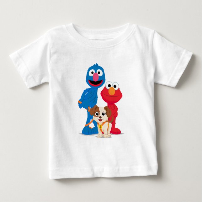 Sesame Street | Tango med Grover & Elmo T Shirt (Framsida)
