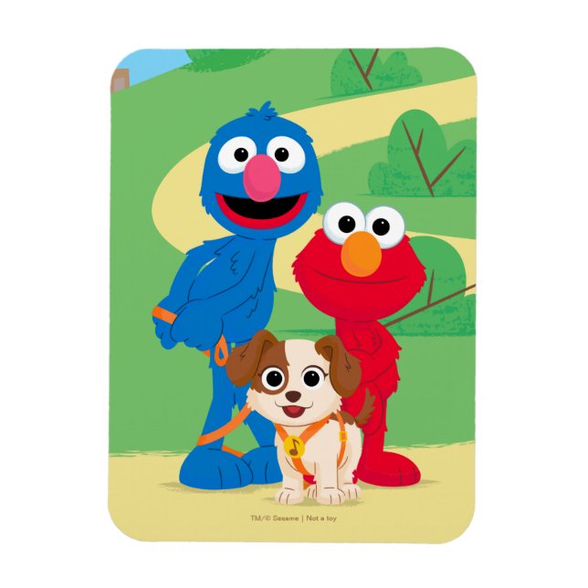 Sesame Street | Tango with Grover & Elmo Magnet (Vertikal)