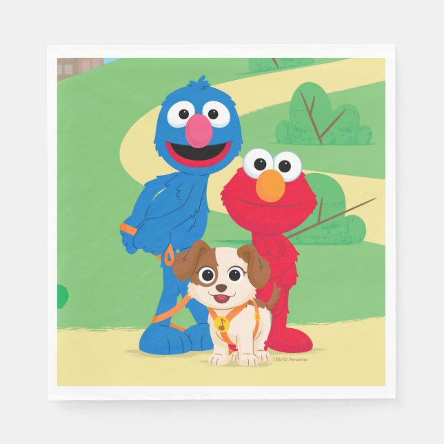 Sesame Street | Tango with Grover & Elmo Pappersservett (Framsidan)
