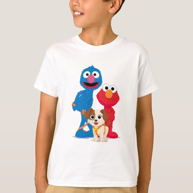 Sesame Street | Tango with Grover & Elmo T Shirt (Framsida)