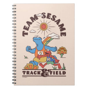 Sesame Street   Team Sesame Track & Fält Anteckningsbok