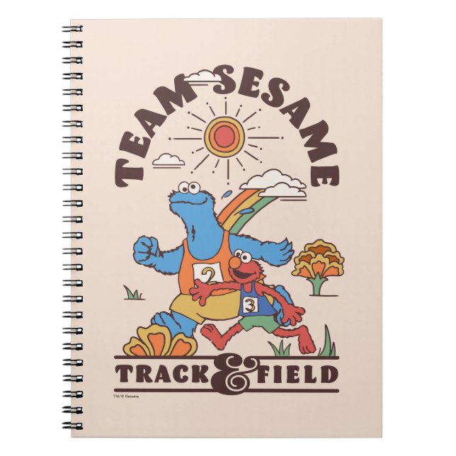 Sesame Street | Team Sesame Track & Fält Anteckningsbok (Framsidan)