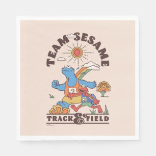 Sesame Street   Team Sesame Track & Fält Pappersservett