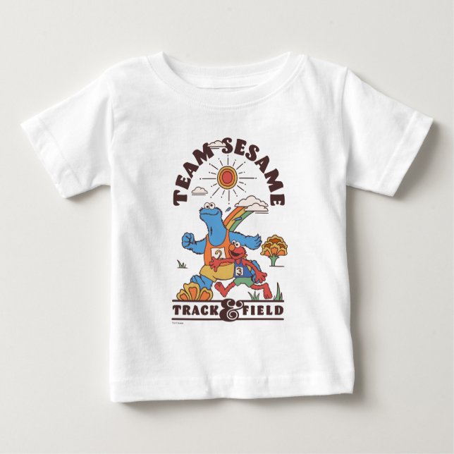 Sesame Street | Team Sesame Track & Fält T Shirt (Framsida)