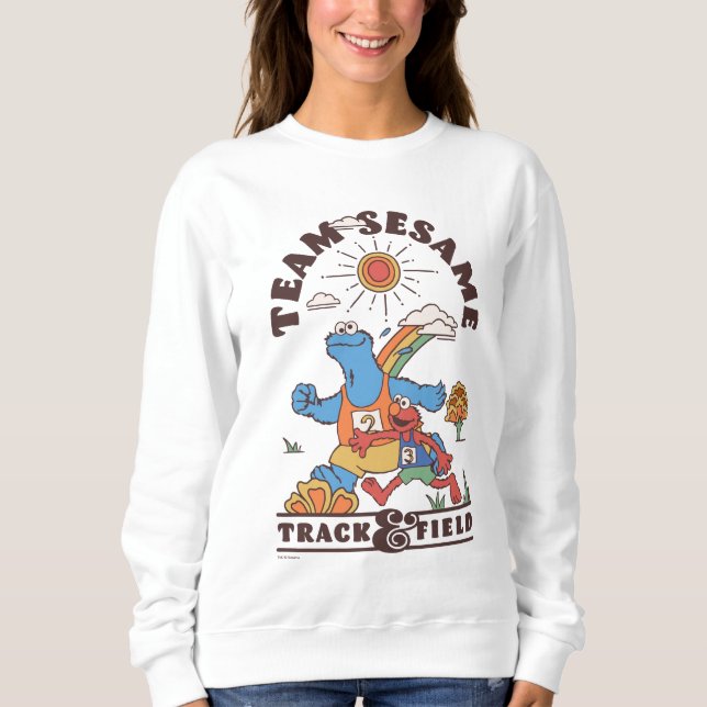 Sesame Street | Team Sesame Track & Fält T Shirt (Framsida)