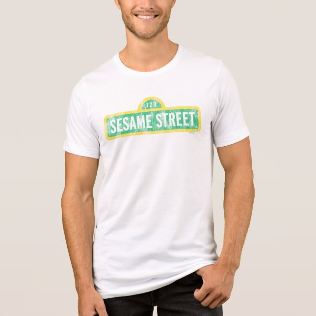 Sesame Street-tecken T-shirt (Framsida)