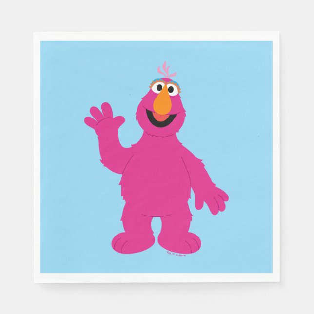 Sesame Street Telly Monster Pappersservett (Framsidan)